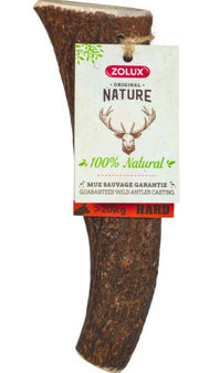 Zolux - Natural Deer Antler Hard for Dogs Over 20Kg