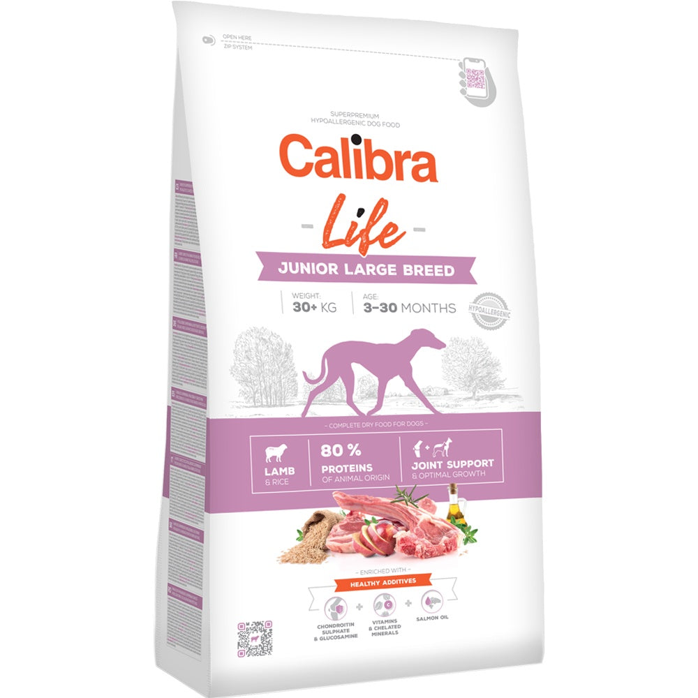 Calibra Dog Life Junior Large Breed Lamb 2.5kg