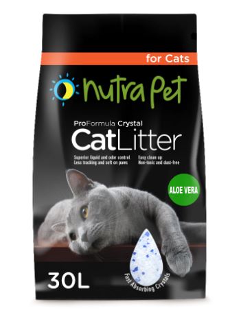 Nutrapet Cat Litter Silica Gel 30L 20Kgs-