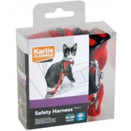 Karlie Cat Safety Harness 25 Mm Red