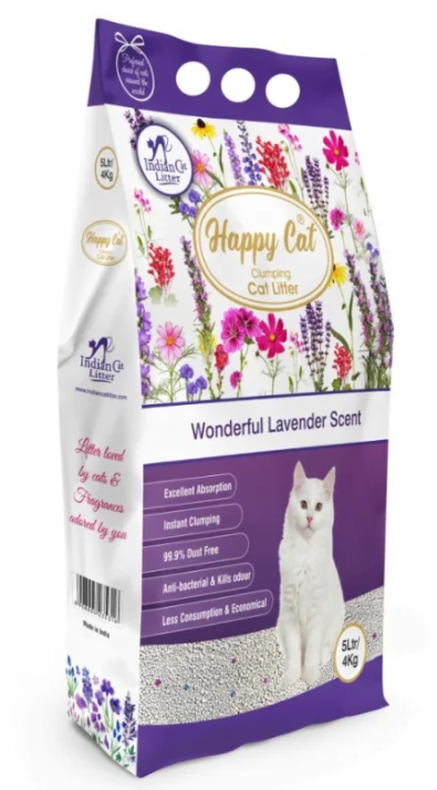 Happy Cat Bentonite Dust Free Clumping Cat Litter 5L
