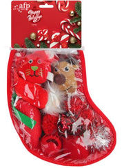Holiday Gift Sock - Red - Cat Toys
