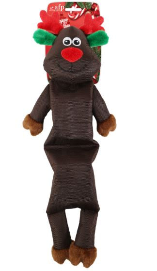 All For Paws Long Body Reindeer Dog Toy