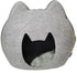 Pets Club Cat Face Cat Bed Felt Material - 53X45CM - Grey