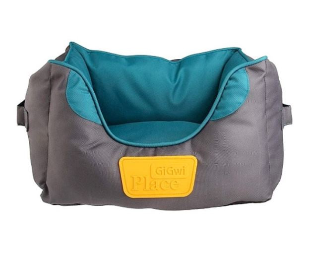 Gigwi - Place Soft Bed Canvas Tpr (Green & Gray) Small