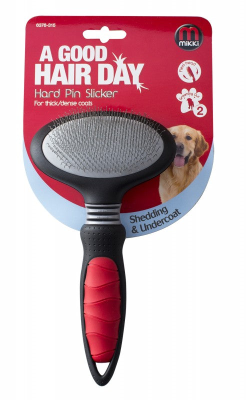 MIKKI - Hard Pin Slicker for Thick/Dense Coats