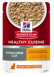Hill's Healthy Cuisine Sterilised Cat Stew, 80g