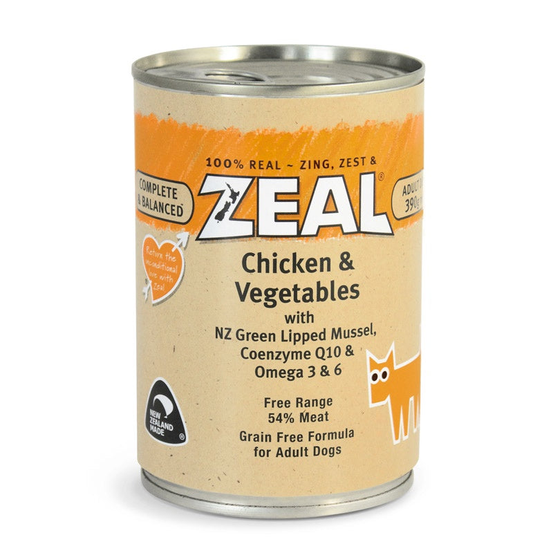 Zeal – Chicken & Vegetables (390g)