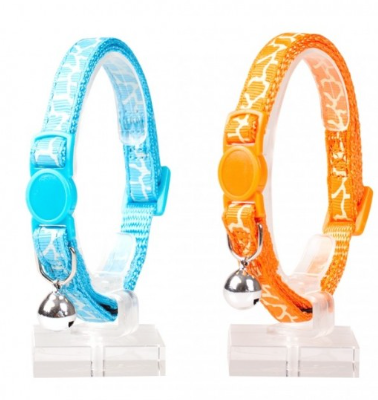 Duvo Cat Collar Texture Python Nylon Mixed Colors 20 - 30 CM / 10Mm (Per Piece)
