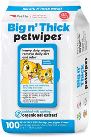 Petkin Big N' Thick Petwipes 100ct