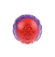 Gigwi - Ball Red/Purple Squeaker Solid (Medium)