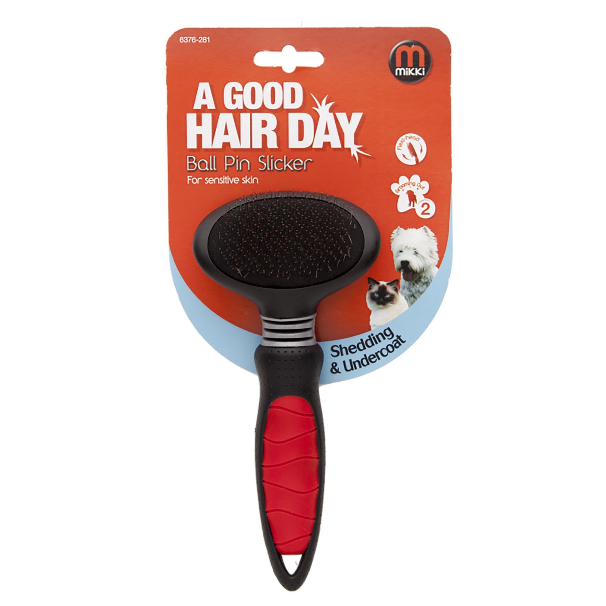 MIKKI - Ball Pin Slicker for Sensitive Skin