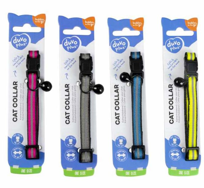 Duvo+ Cat Collar Reflective Duo Mixed Colors 20-30 CM / 10Mm (Per Piece)