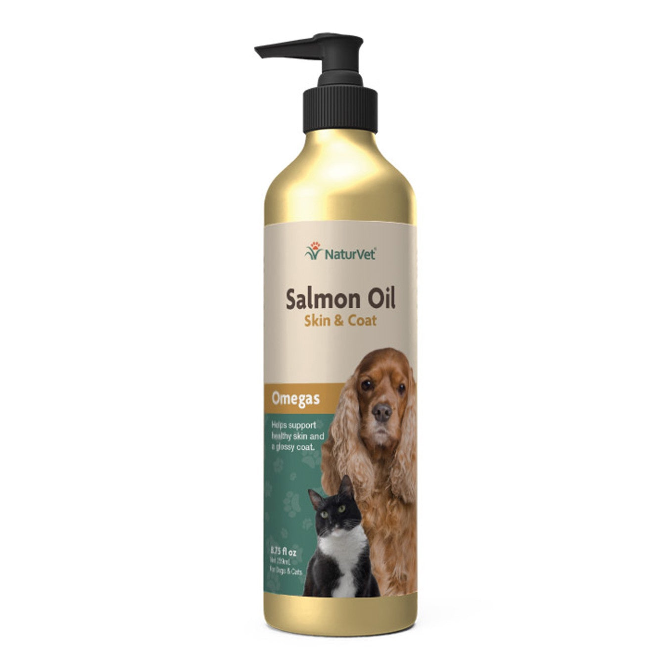NaturVet Unscented Salmon Oil for Dog & Cat