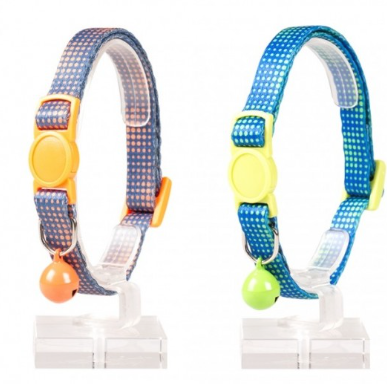 Duvo -  Cat Collar Texture Retro Dots Nylon Mixed Colors 20 - 30 CM / 10Mm