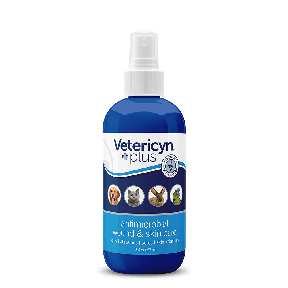 Vetericyn Plus Antimicrobial All Animal Wound and Skin Care – 3oz