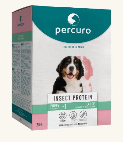 Percuro - Insect Protein Puppy Large Breed Dry Food 2 KG