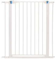 White Glow in the Dark Steel Pet Gate 30"