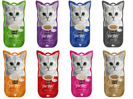 Kit Cat Purr Puree Plus+ (4x15g Sachets)