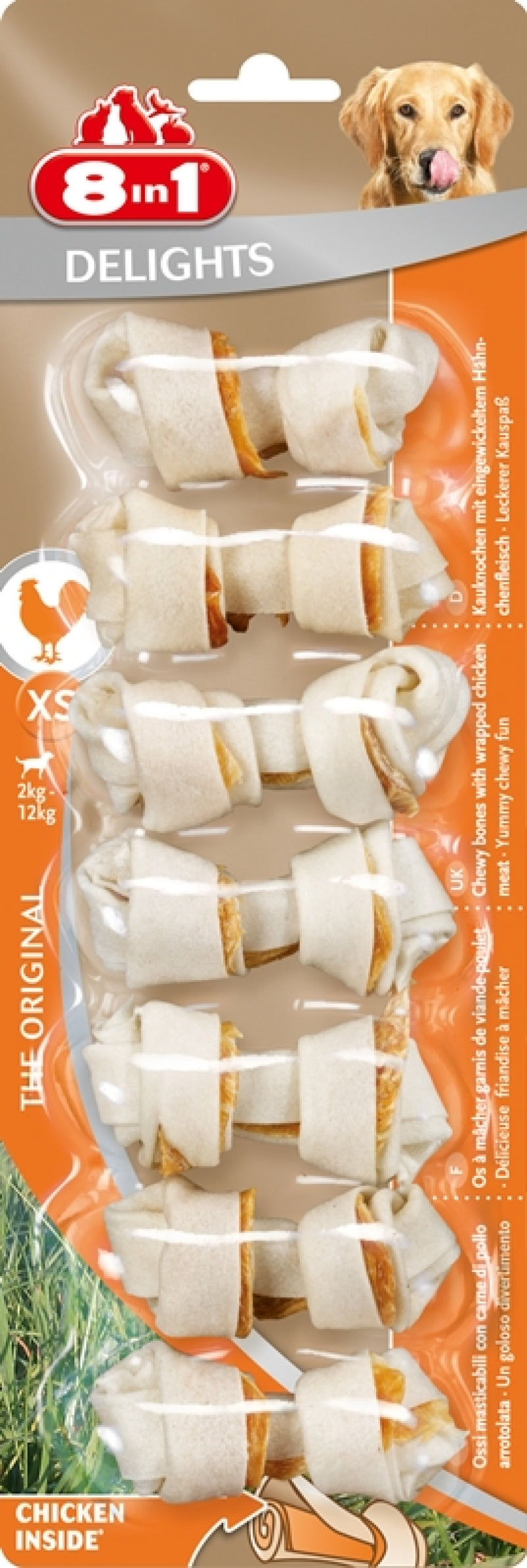 8in1 Delights Bones Chicken