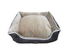 Catry Pet Cushion Luxury Velvet Black & Beige