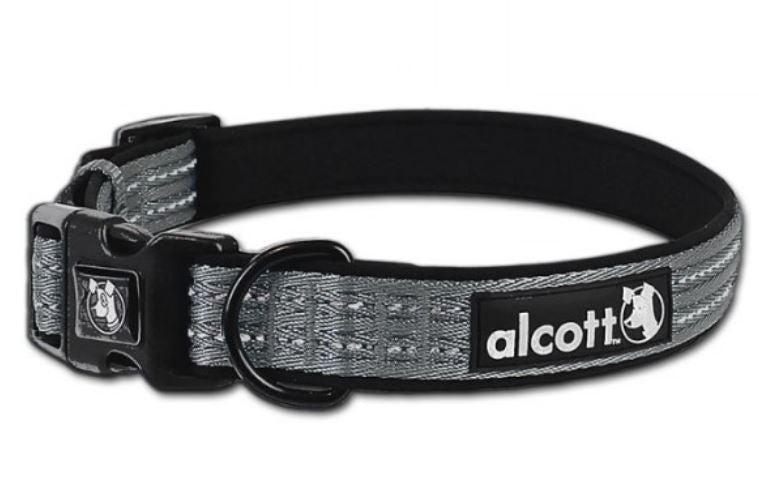 Alcott - Adventure Collar - XL - Grey | Dog Leashes and Collars