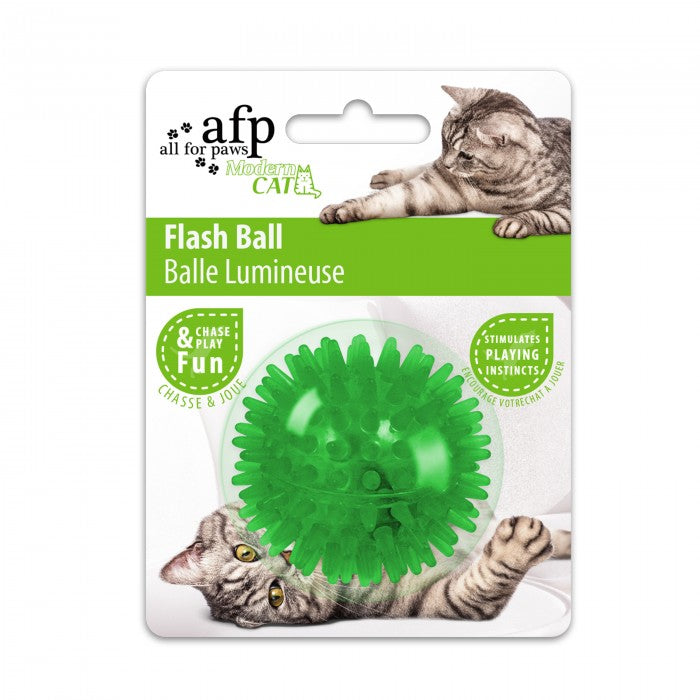 All for Paws Flash Ball Cat Toys - Green