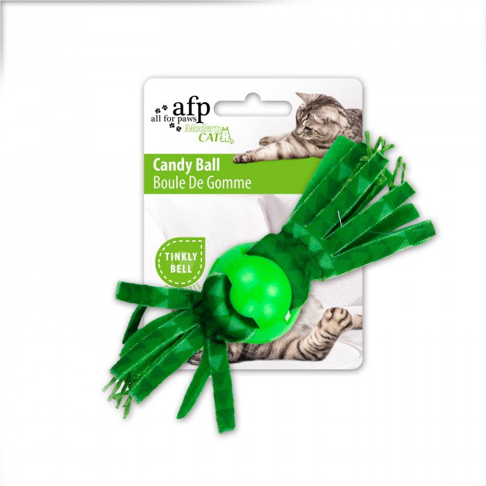 All For Paws Candy Ball - Green - Cat toys