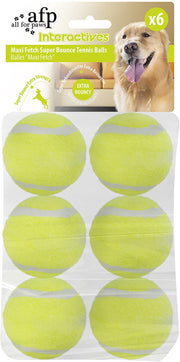 All For Paws Fetch Balls Dog Toys - 6 Pack