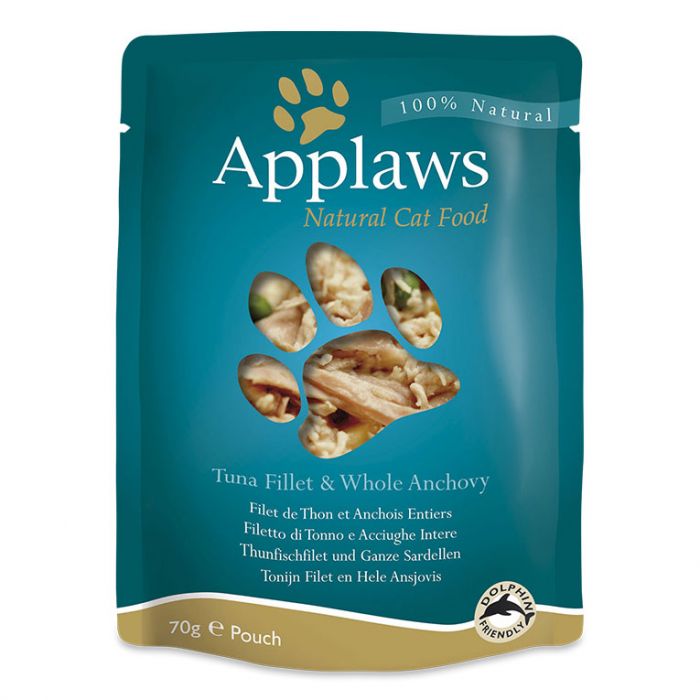 Applaws - Cat Tuna with Anchovy 70g Pouch 70G