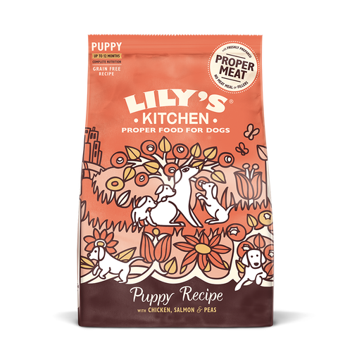 Lily'S Kitchen Free Run Chicken & Salmon Dry Puppy Food (7Kg)