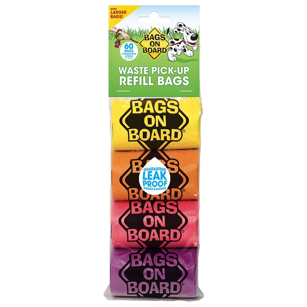 BOB Refill Bags Rainbow Roll 60 bags (4X15)