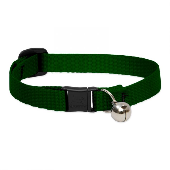     Basic-Solids-Safety-Cat-Collar-Green-bell