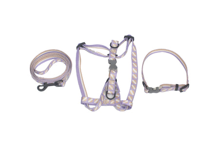 PL - Dog Harness, Collar And Leash Set Medium