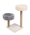 Haisen Pet Cat Scratching Tower with Double Round Perch And Sisal Post -Size – 40*40*50 cm