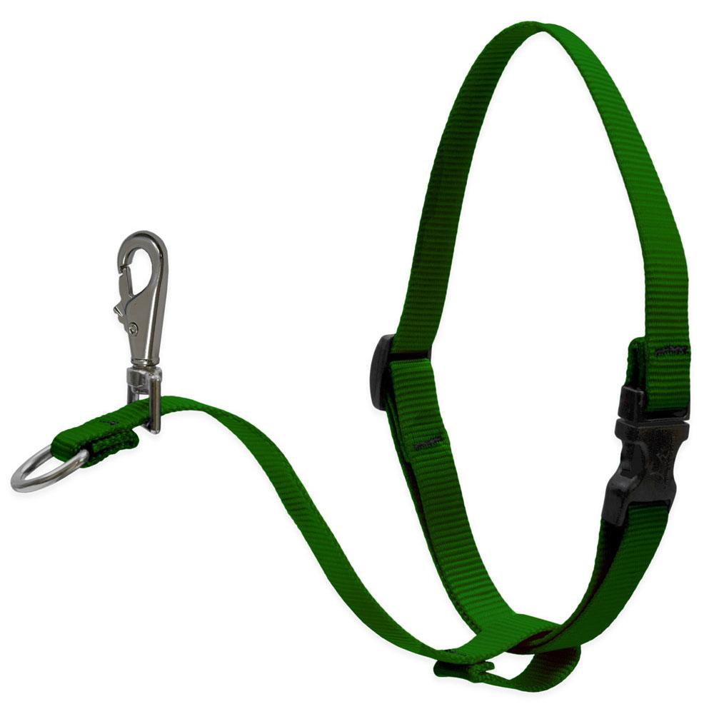 Dog Basic Solids No Pull Harness - Green