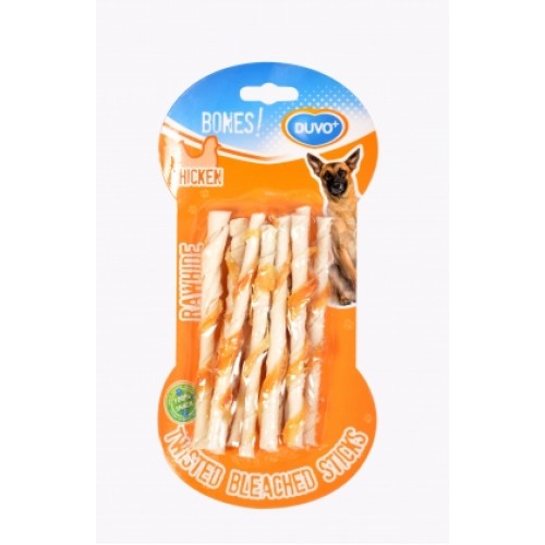Duvo - BONES TWISTED CHICKEN STICKS 10PCS