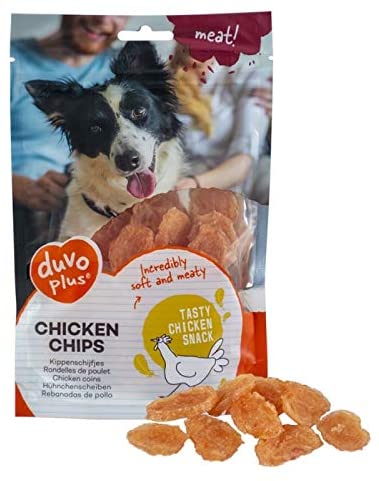 Duvo+ - DOG SNACK CHICKEN CHIPS 80G