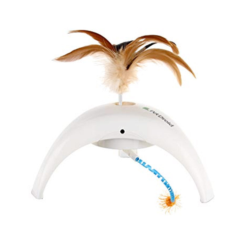 Feather Spinner with 2 Replaceable Natural Feathers Caps
