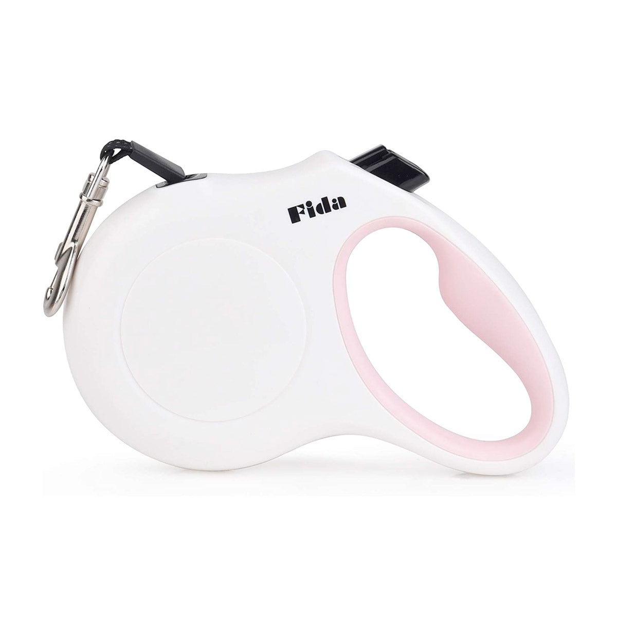 Fida - Retractable Dog Leash (Jfa Series)- White/Pink