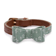 PAWSITIV HANDMADE COLLAR - DAISY - GREEN SMALL