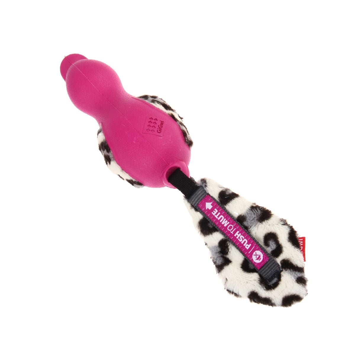 Gigwi - Push To Mute Duck With Plush Tail - Pink