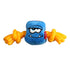 Gigwi - Blue Monster Rope With Squeaker Inside Plush/Tpr (Medium)