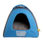 Gigwi - Place Soft Pet House Plush TPR Blue & Gray S