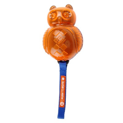 Gigwi Owl push To Mute Soild Transparent Blue/Orange