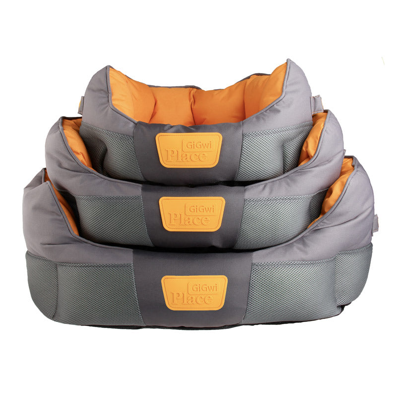 Gigwi - Place Soft Bed TPR Gray & Orange