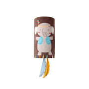 Happy Indian Melody Tube Elephant with Feather & Sound Chip