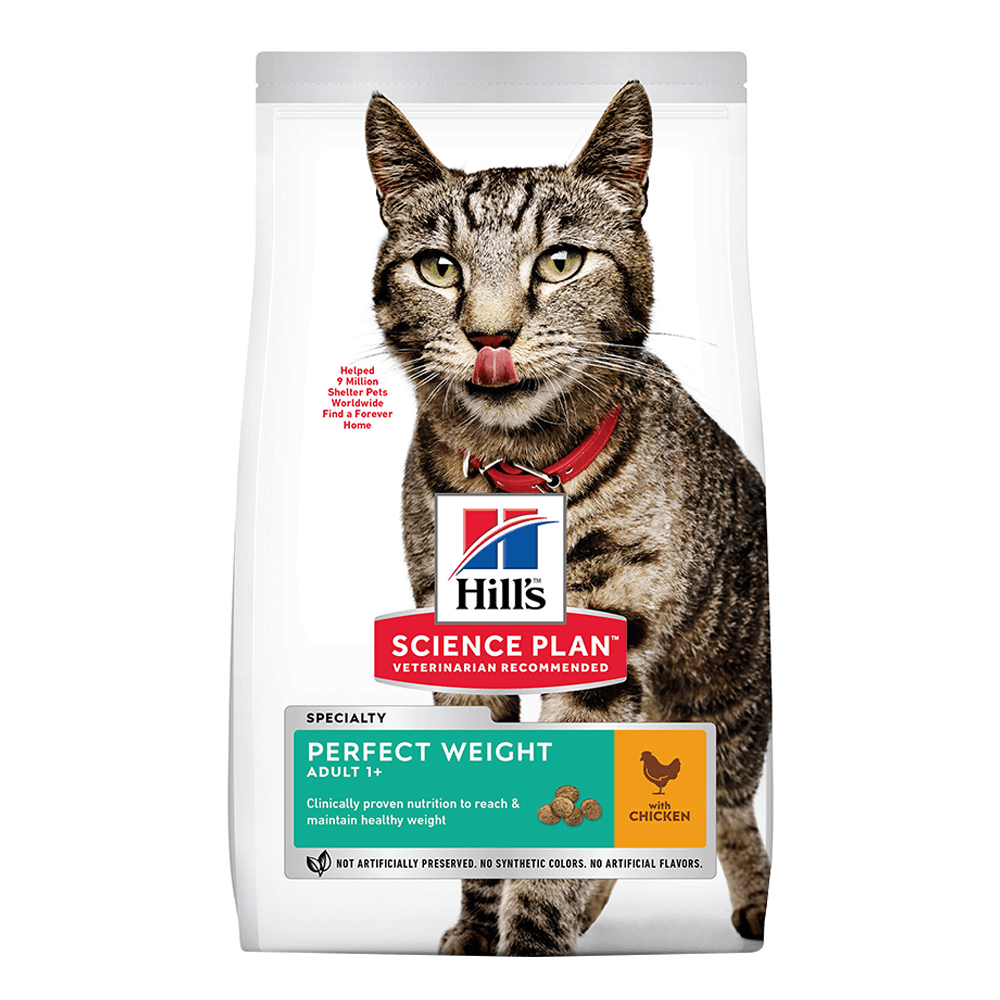 Hill’s Science Plan Perfect Weight Adult Cat Food With Chicken (2.5kg)