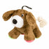 Duvo Plush Dog toy with rope tail