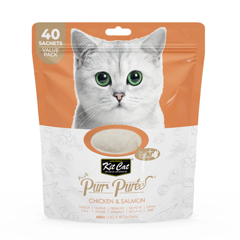 Kit Cat Purr Puree - Chicken-Salmon